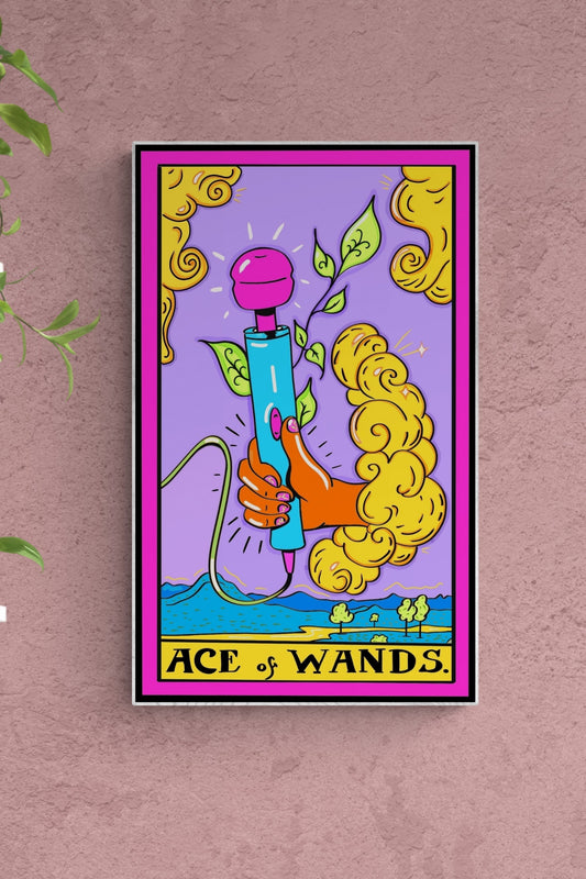 The Ace of Wands Tarot card art print