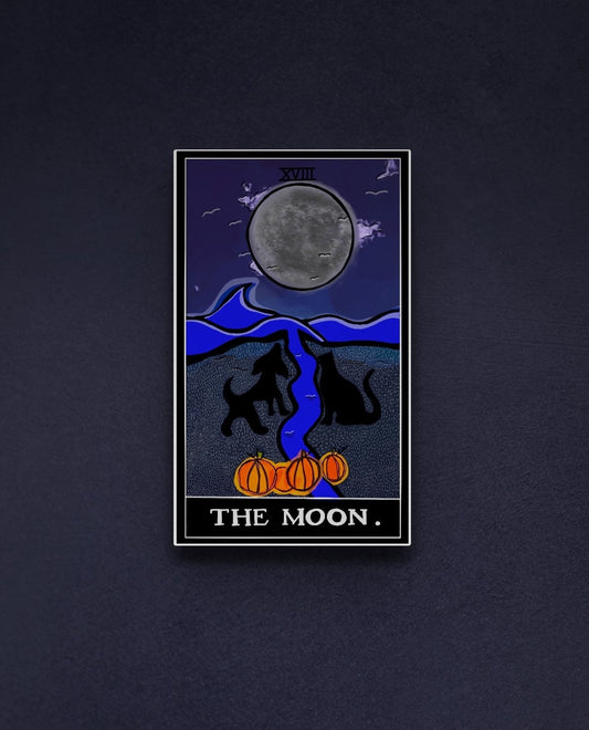 The Moon Tarot card art print
