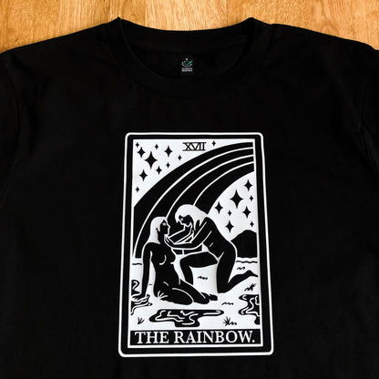 The Rainbow Tarot card Black T-shirt