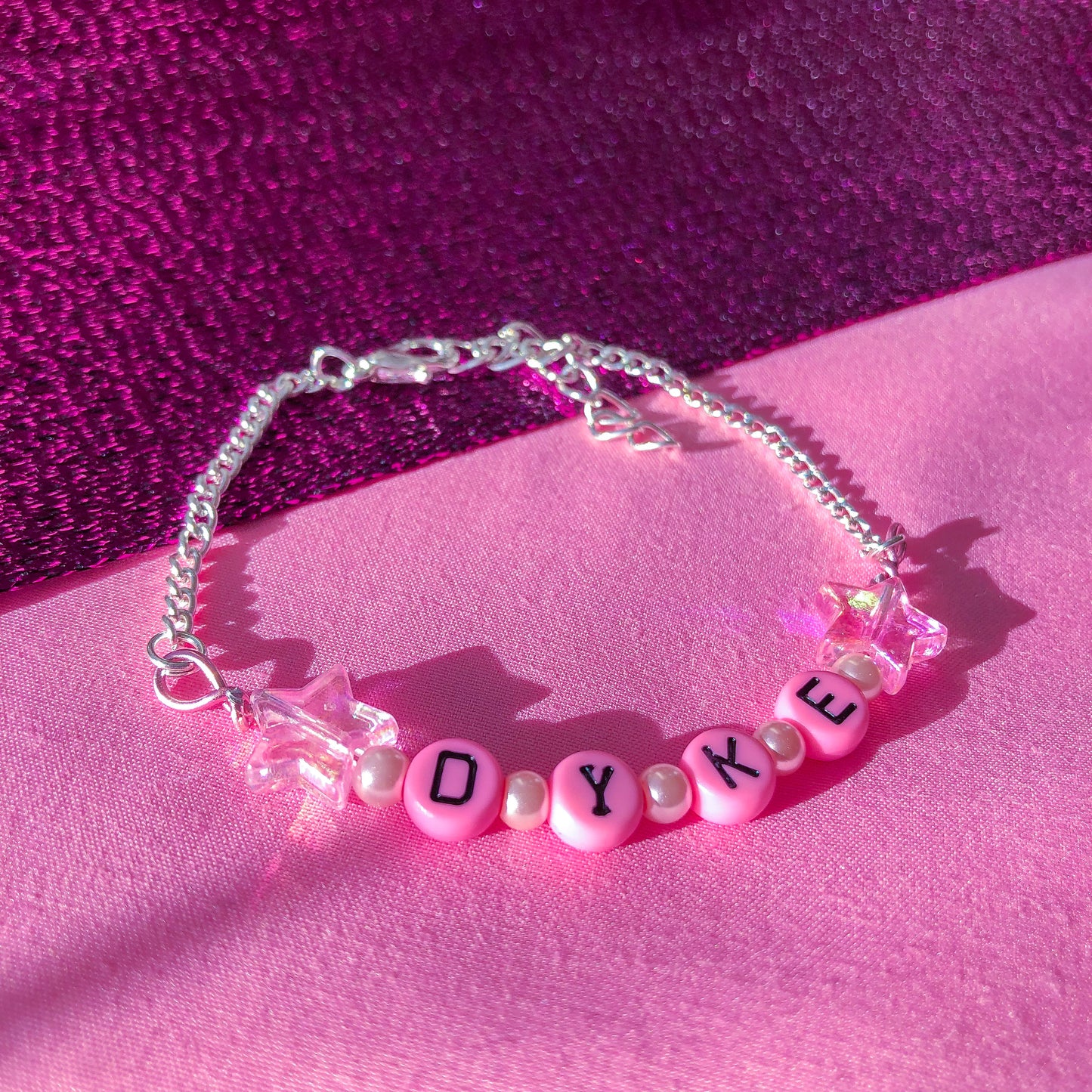 Pink DYKE bracelet