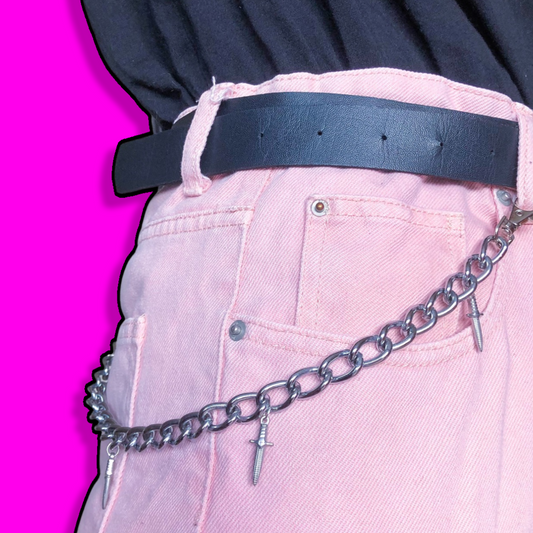 Jean chain with multiple Dagger charms