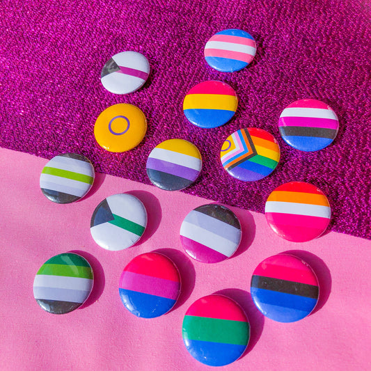 Pride flag pins