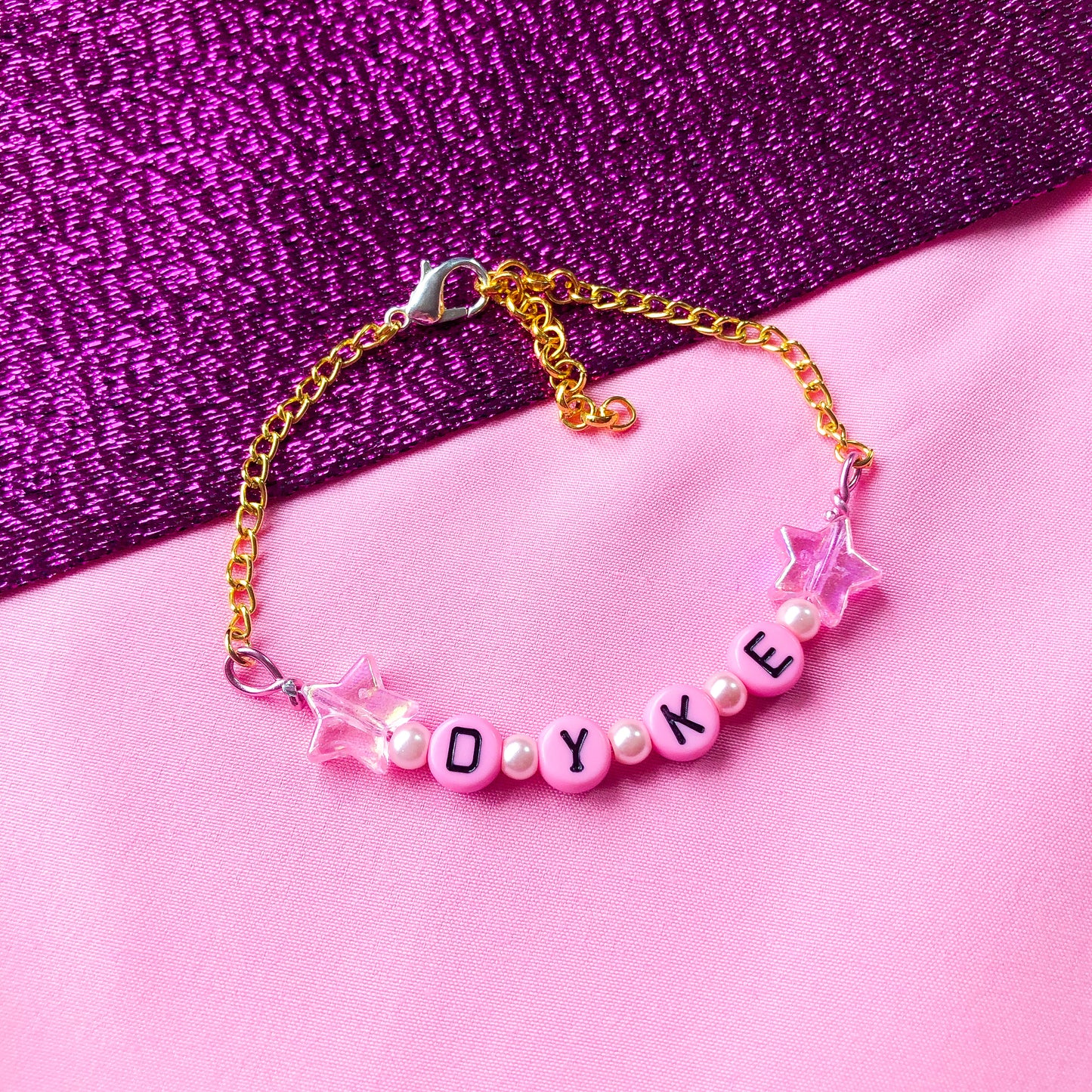 Pink DYKE bracelet