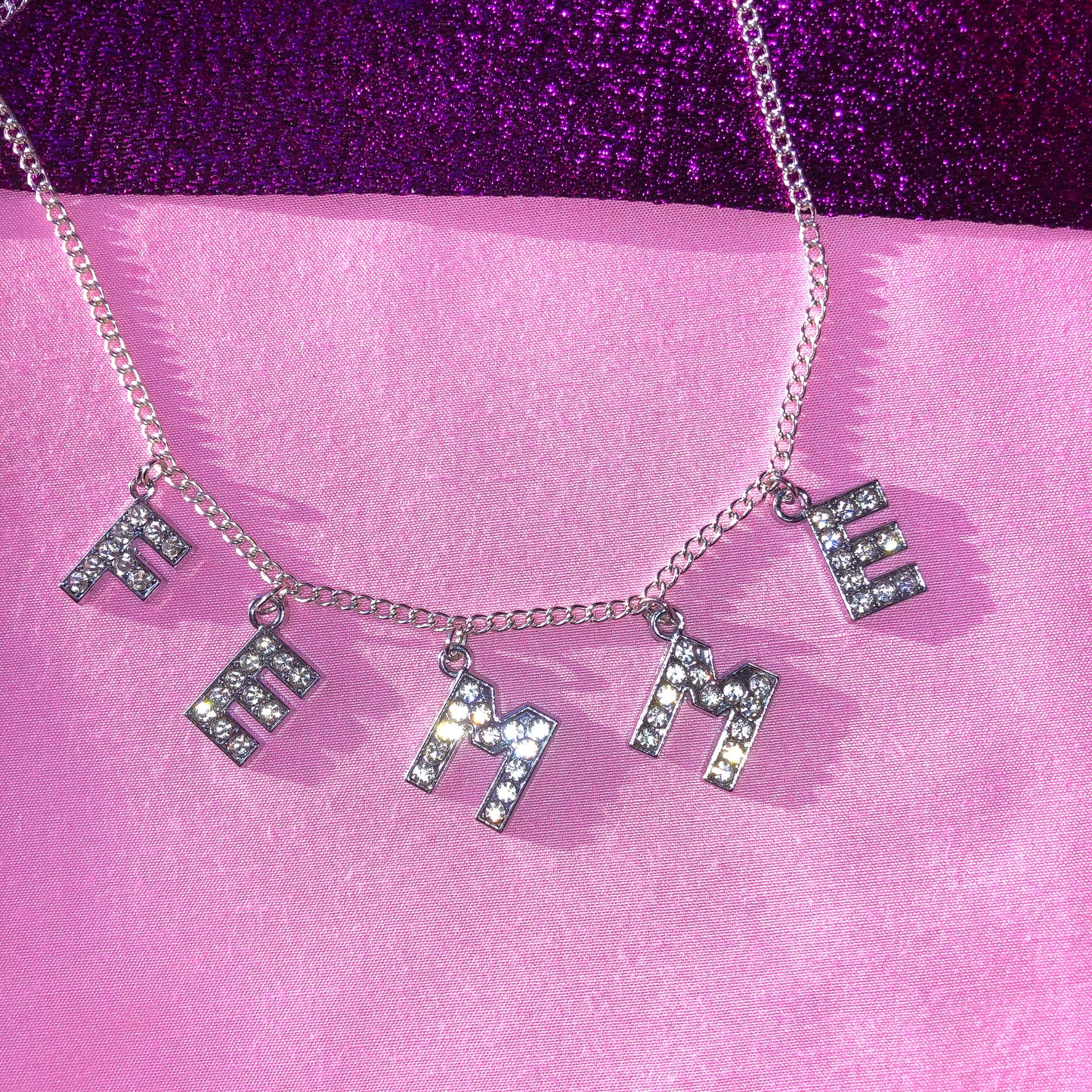Femme Diamanté sparkly necklace